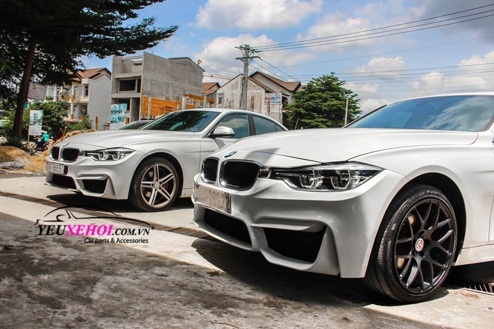 BỘ ĐÔI BMW F30 RỦ NHAU ĐỘ BODY M3 VÀ MÂM 18 INCHES 