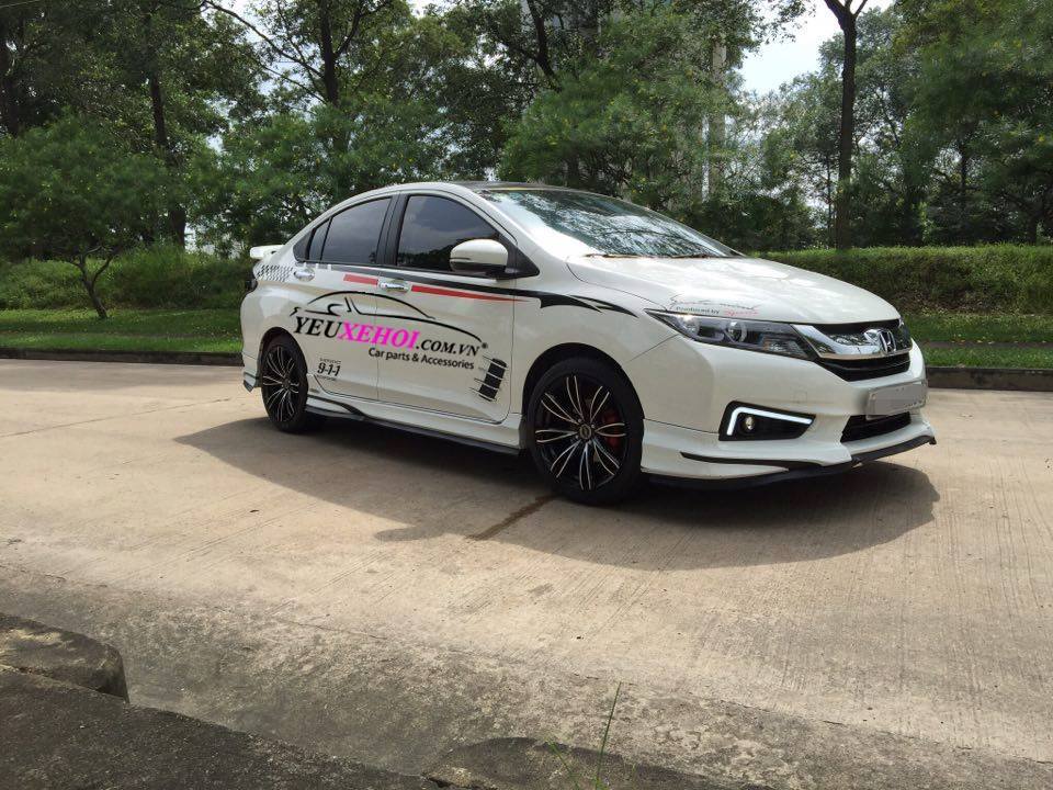HONDA CITY LÊN BỘ MÂM 17 INCHES VÀ PÔ RES 