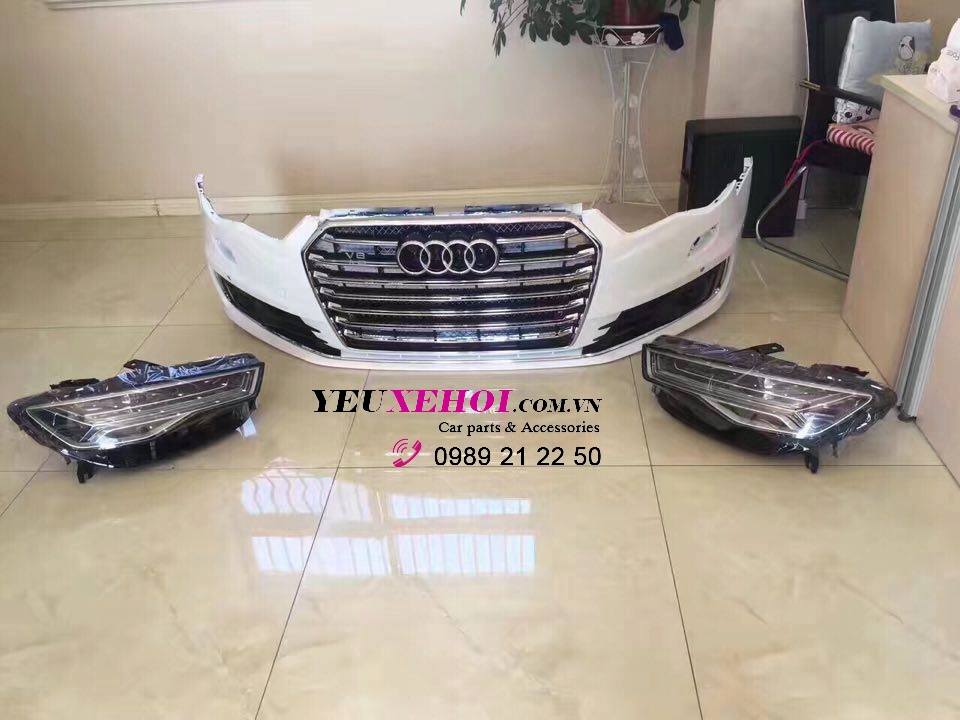 Nâng cấp Audi A6 lên S6 2016,headlight full led matrix