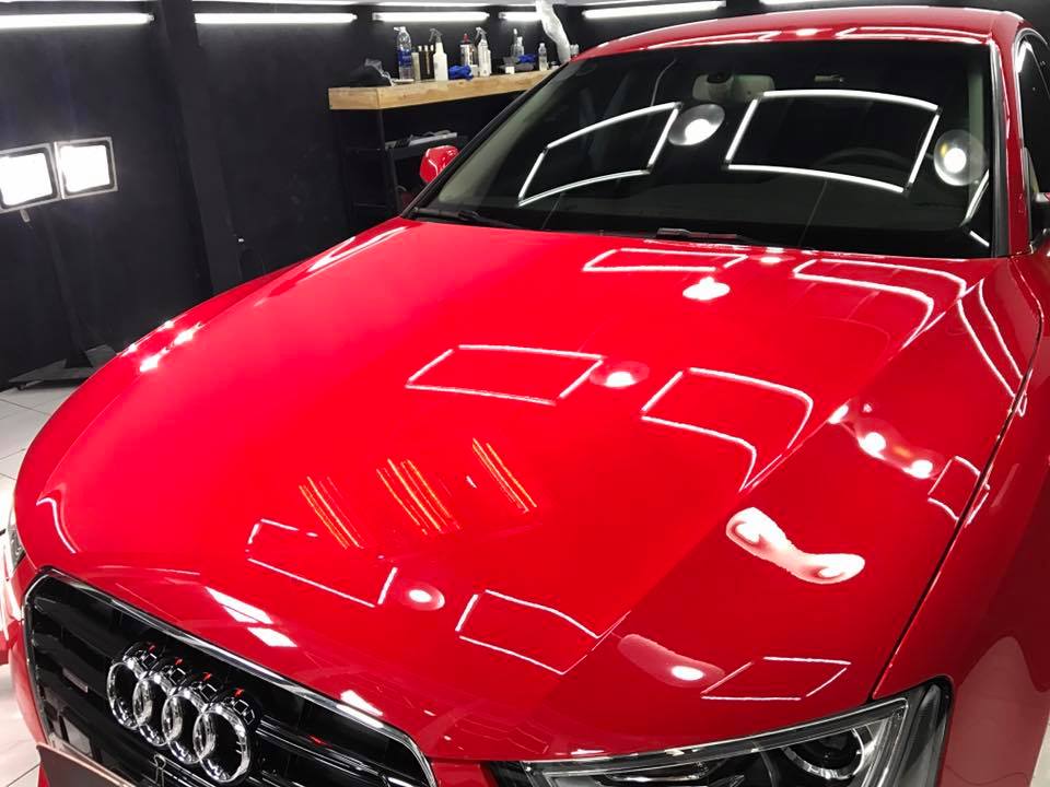 HOÀN THIỆN GÓI PHỦ CERAMIC HIỆU ỨNG CANDY CHO AUDI A5