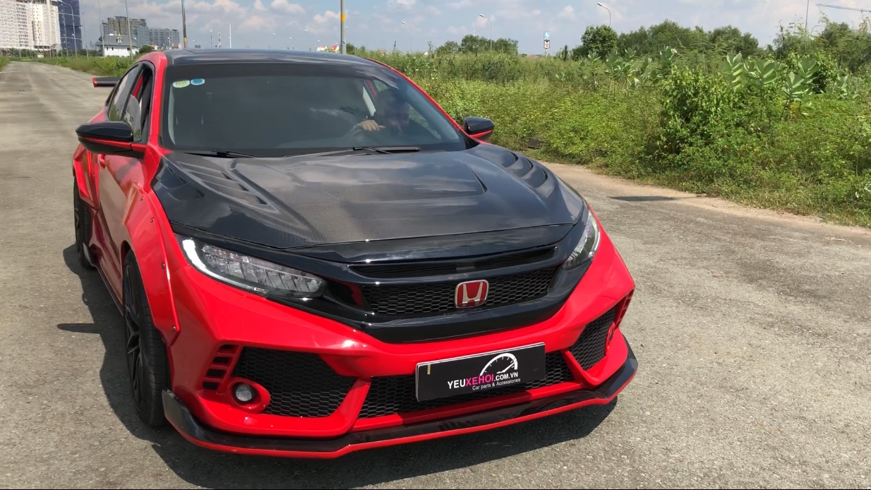 HONDA CIVIC RED / RES EXHAUST