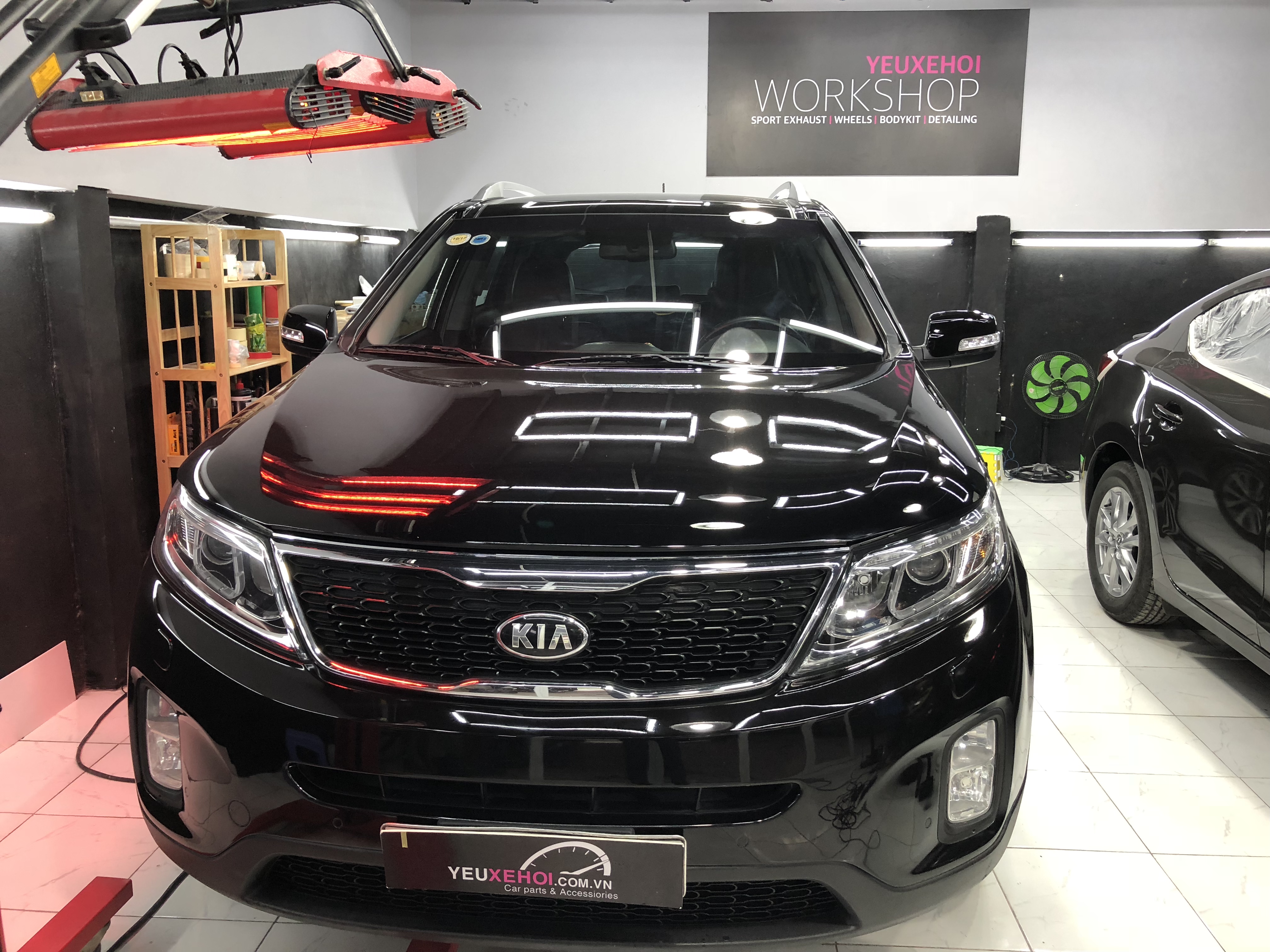 KIA SORENTO / PHỦ MEN GỐM THẠCH ANH CERAMIC GYEON