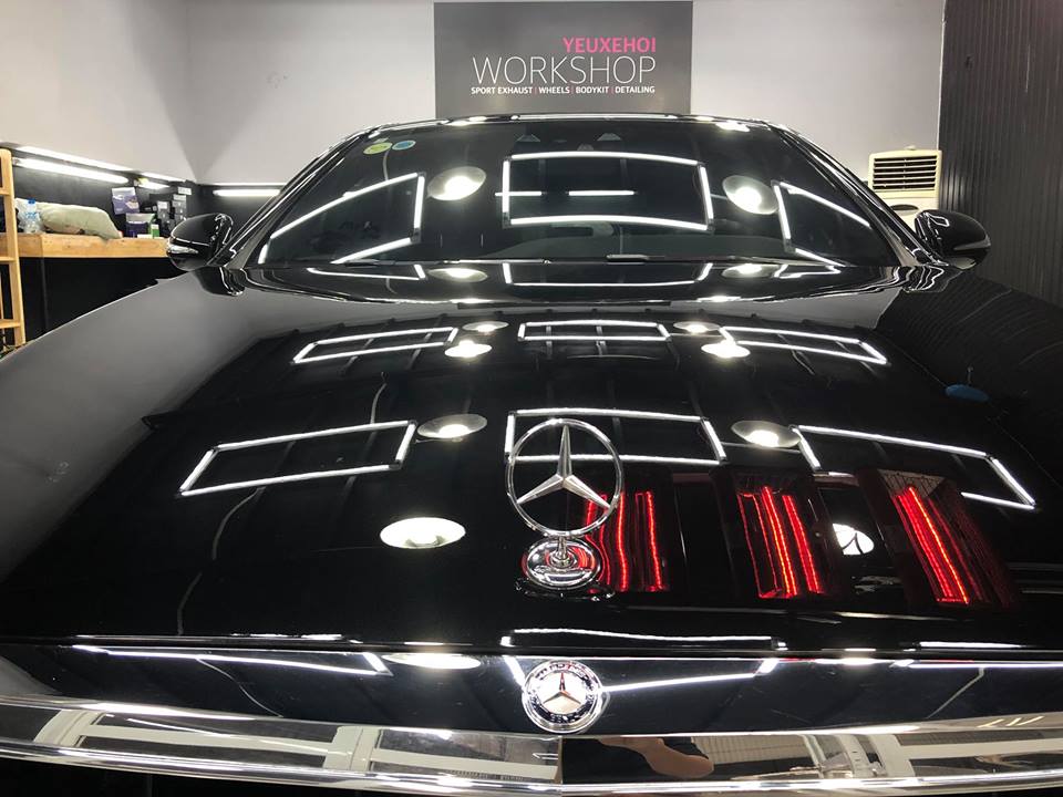 MERCEDES S63 THỰC HIỆN GÓI PHỦ CERAMIC GYEON