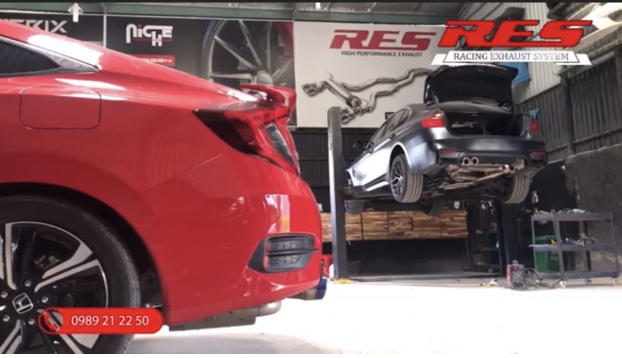 HONDA CIVIC 1.5 TURBO RES EXHAUST SYSTEM