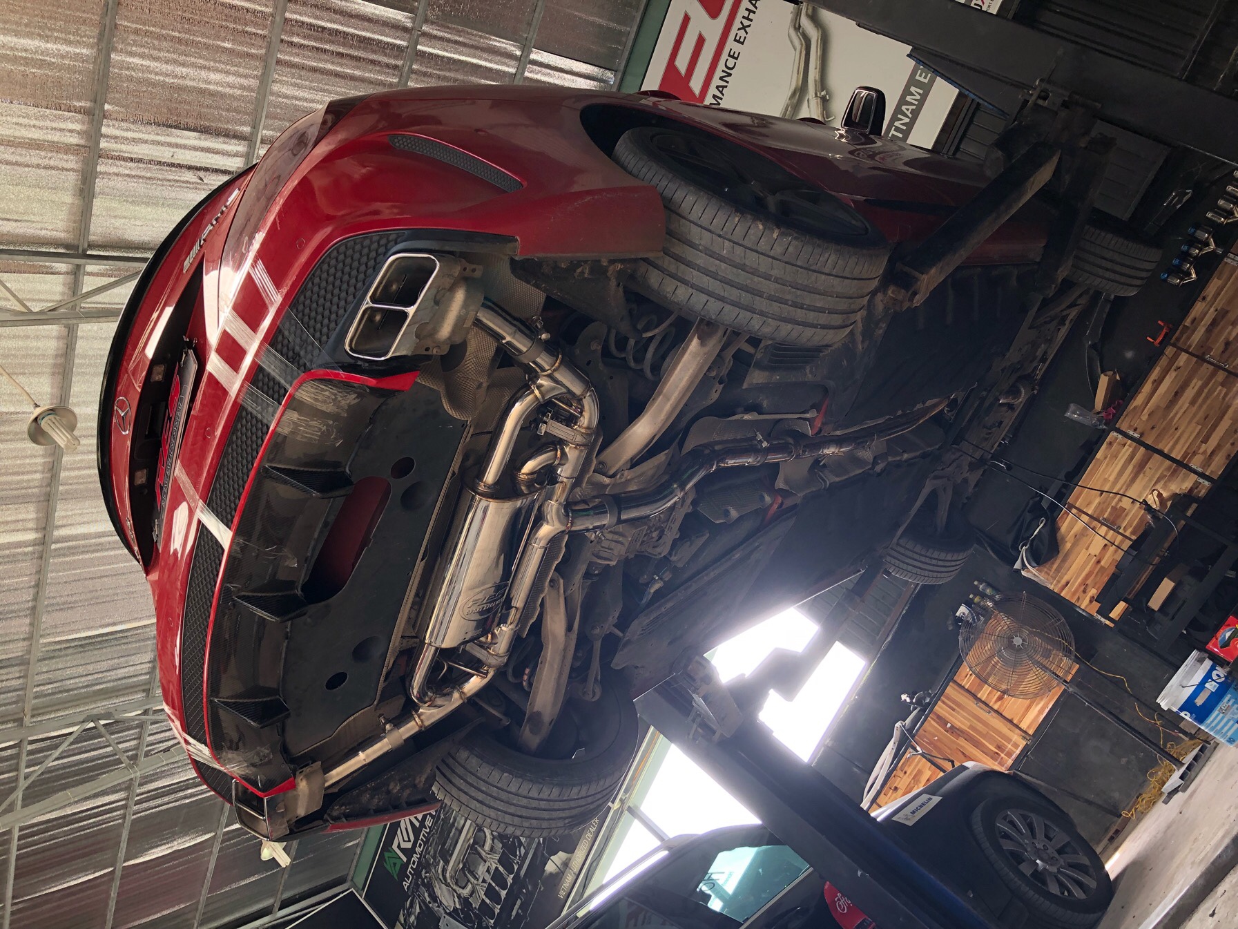 PÔ RES / MERCEDES CLA45 / RES EXAUST / 0989 21 22 50