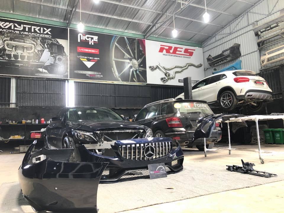 C200 W205 / C63 BODYKIT / PSM CARBON REAR DIFFUSER