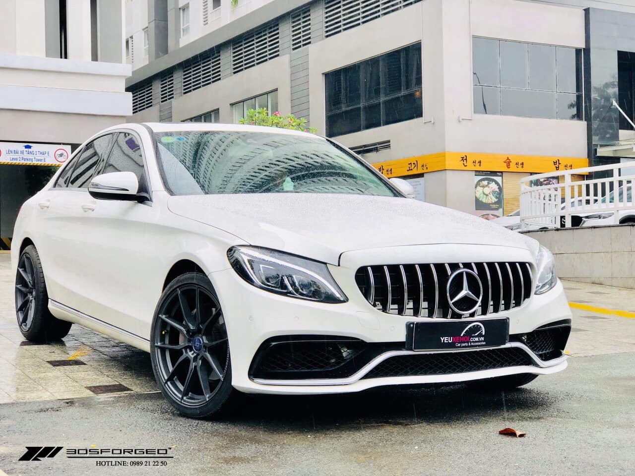 MERCEDES C300 C63 BODYKIT / 19 INCHES FT04 305FORGED