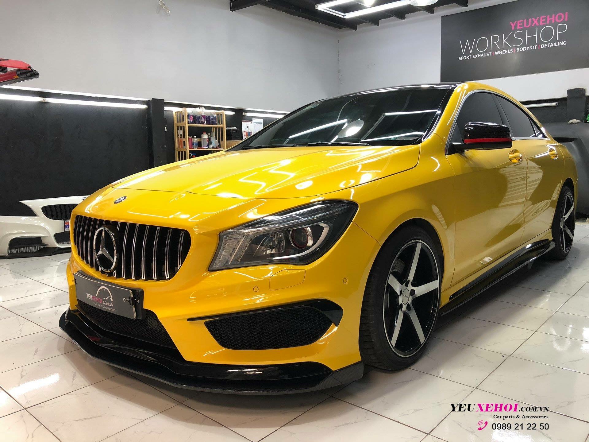 MERCEDES CLA45 BODYKIT AN / FULL CARBON LIP ADD ON / CERAMIC COATING