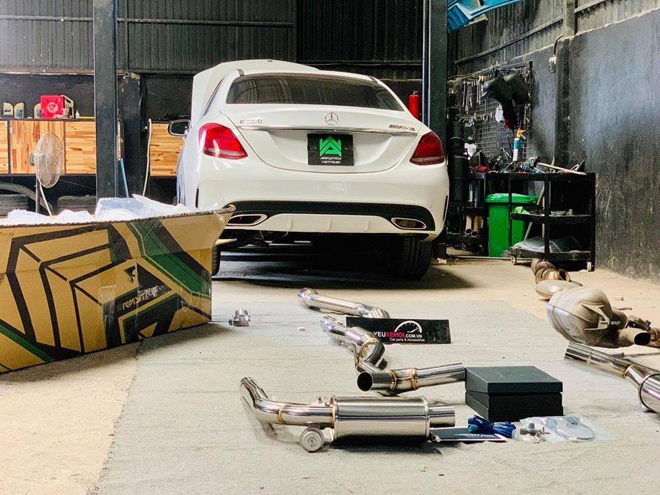 MERCEDES C300 W205 LÊN FULL PÔ ARMYTRIX