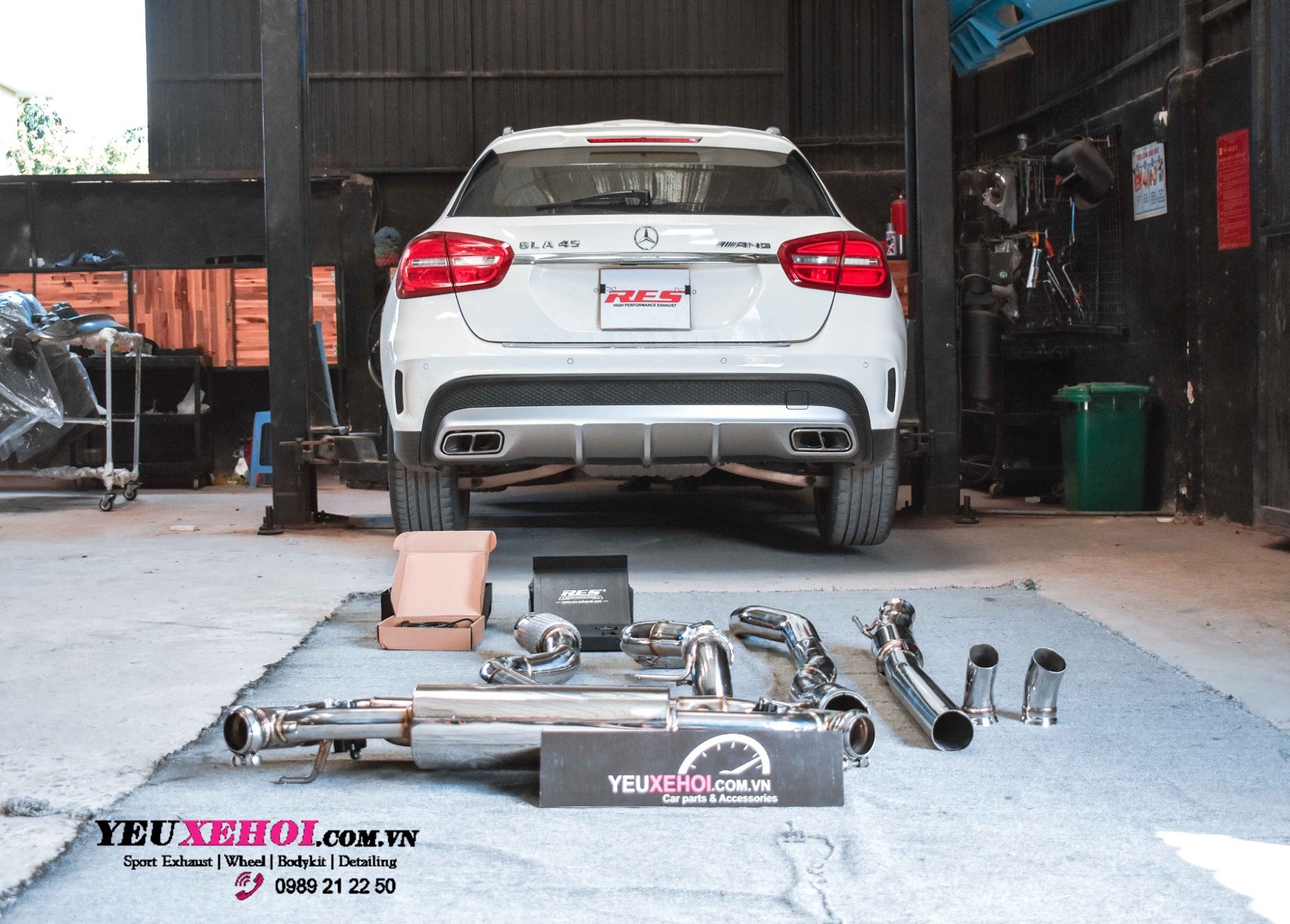 MERCEDESS GLA45 / RES EXHAUST