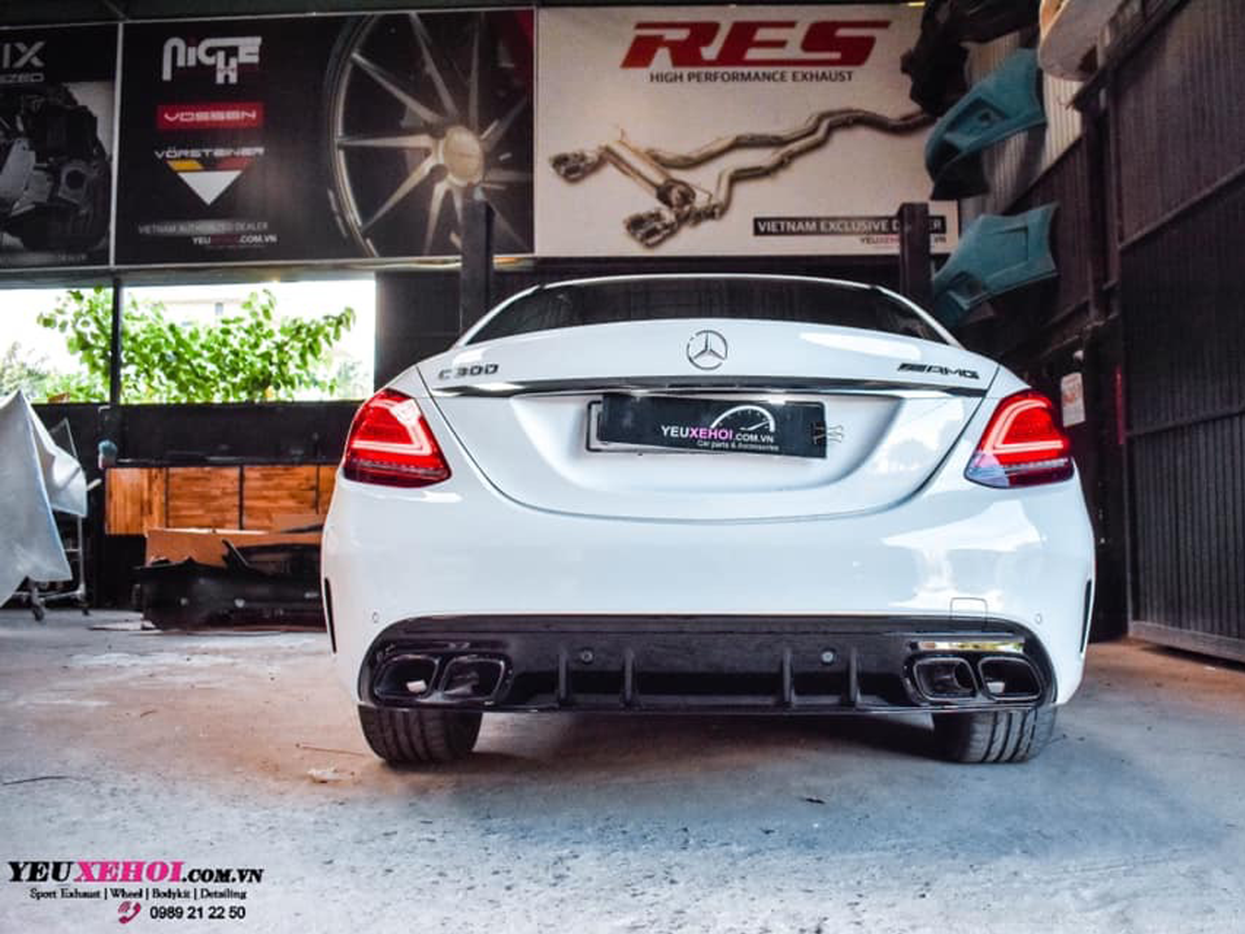 2019 C300 AMG / RES EXHAUST / 2019 C63s DIFFUSER