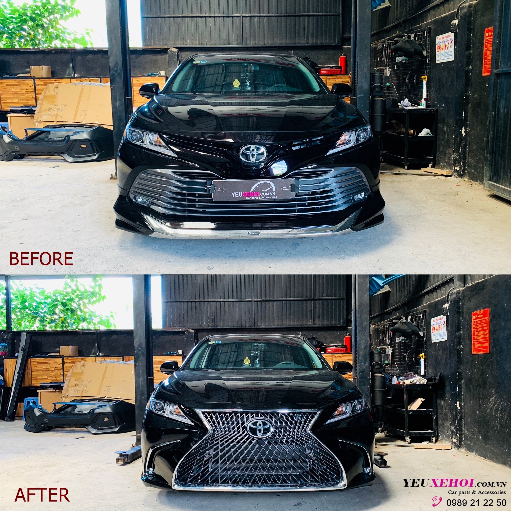 2019 TOYOTA CAMRY LÊN BODY LEXUS