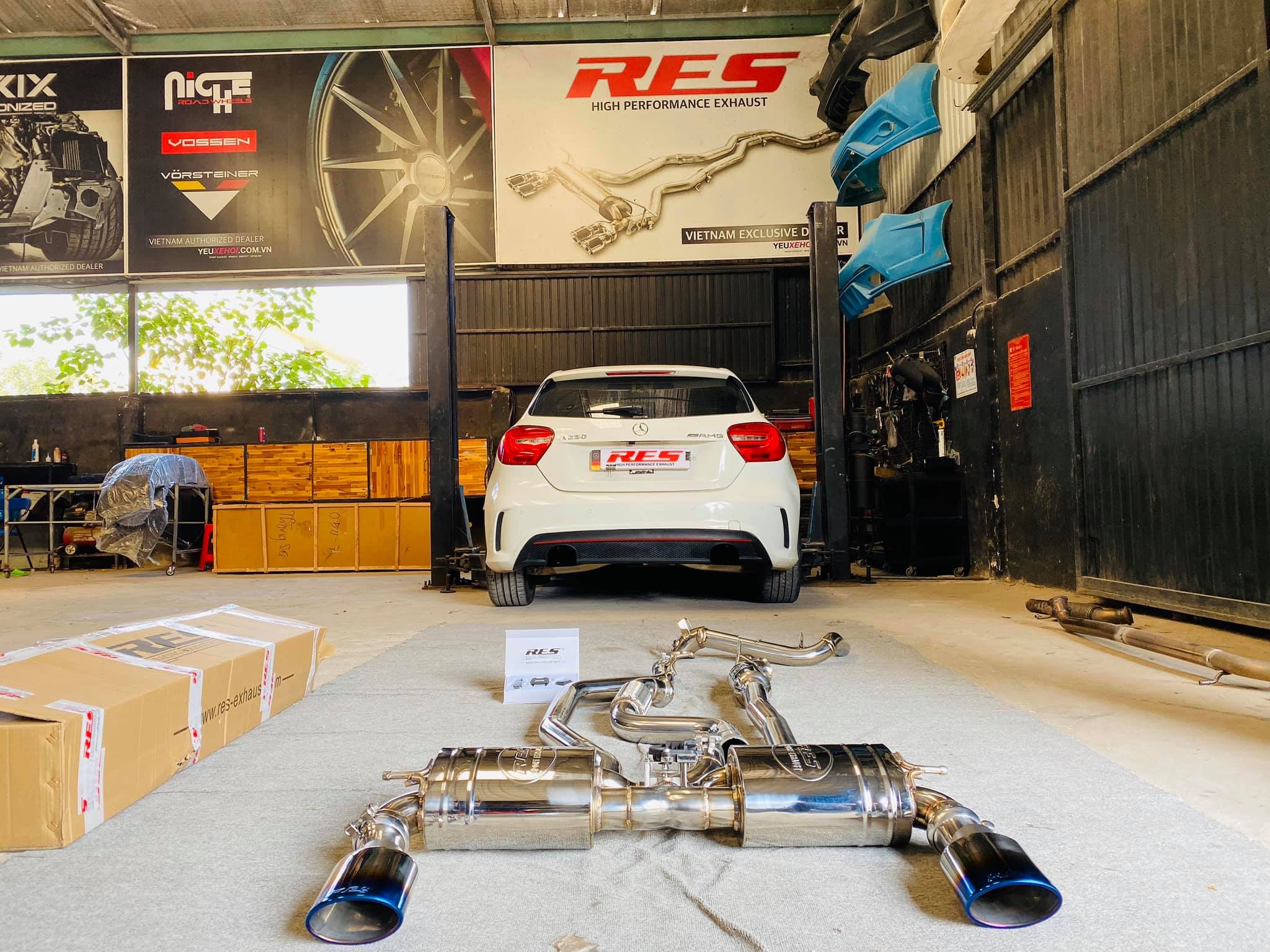 MERCEDES A250 FULL RES EXHAUST 