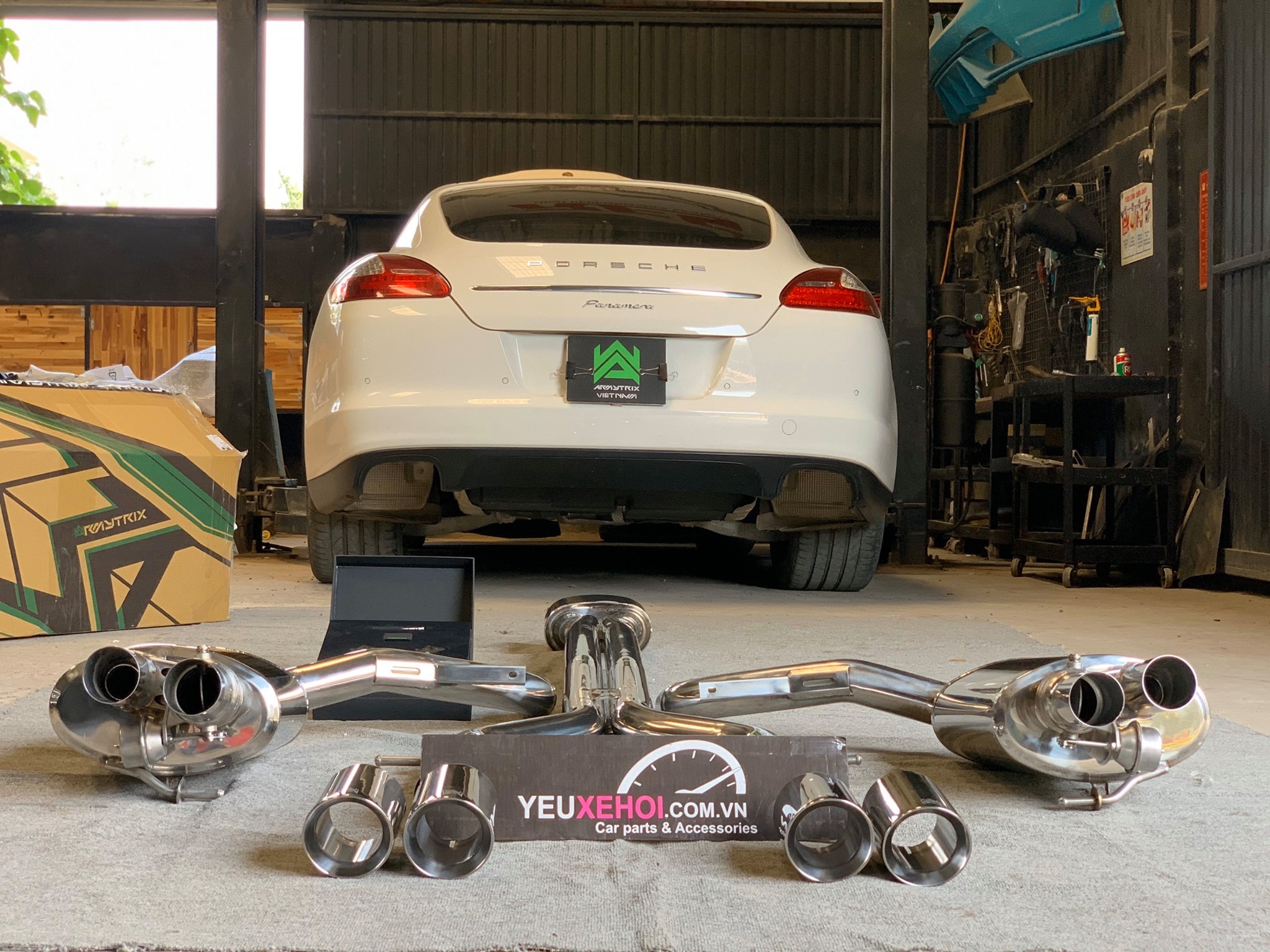 PORSCHE PANAMERA LÊN CÂY ARMYTRIX MÁY V6 3.6