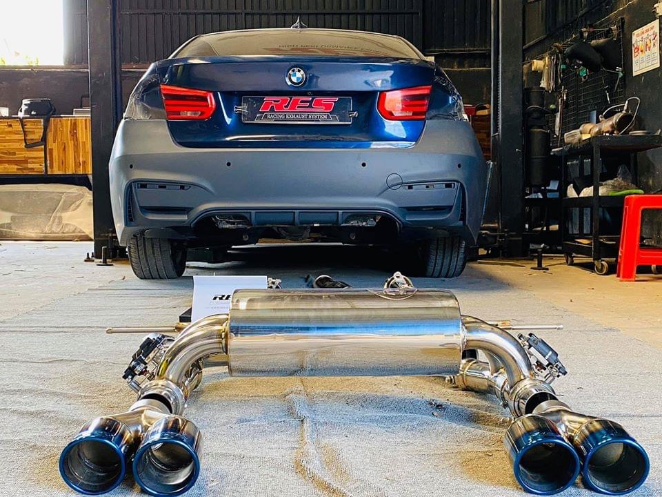 BMW 320i B48 LÊN FULL RES EXHAUST + CẢN SAU M3 HÀNG TOPONE !