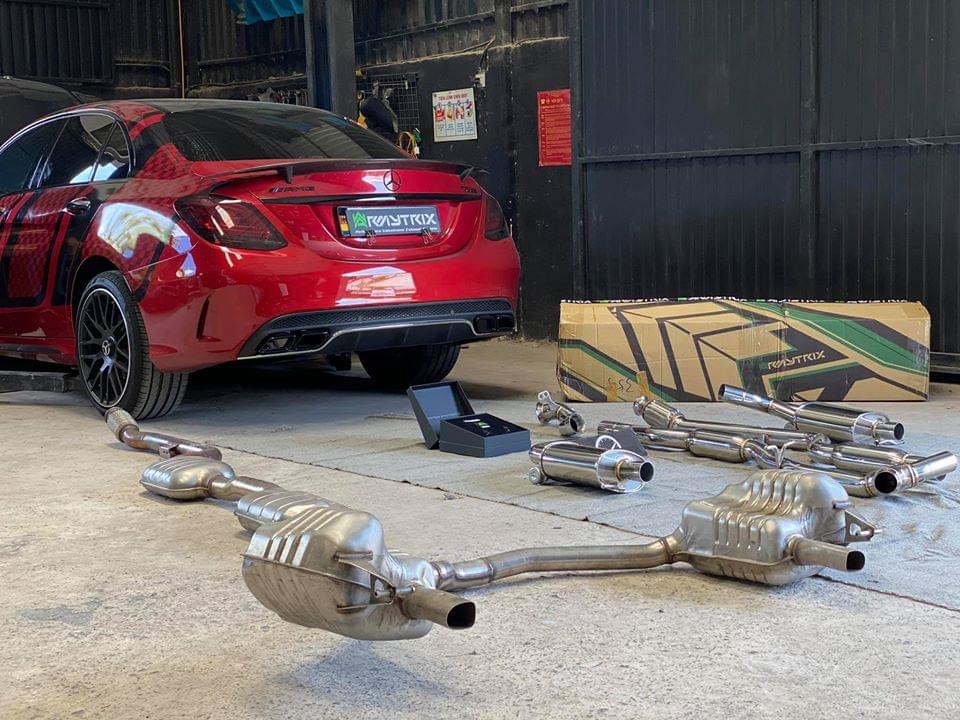 MERCEDES C300 FACELIFT / FULL ARMYTRIX EXHAUST