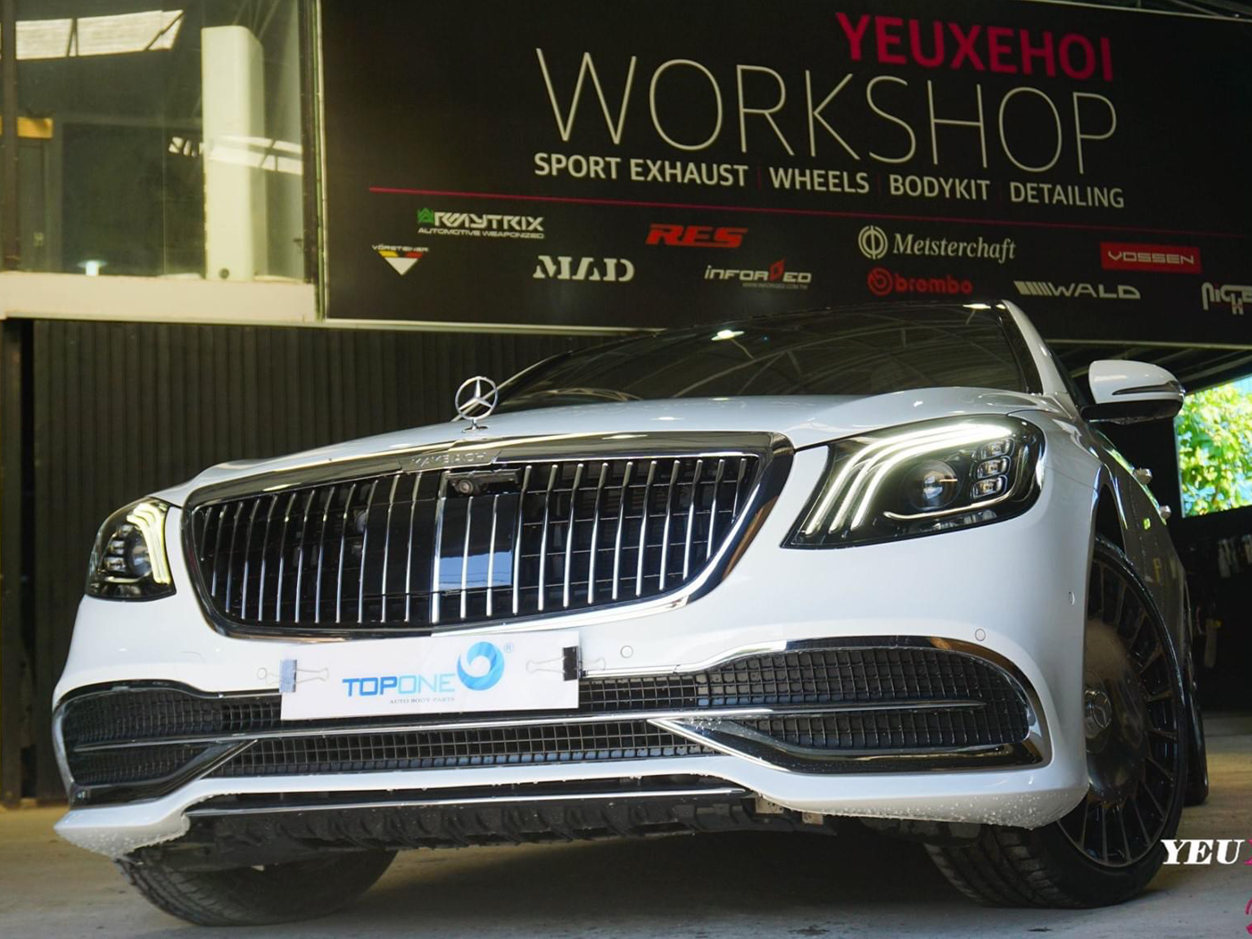 2015 MERCEDES S500 W222 UP 2019 MAYBACH STYLE