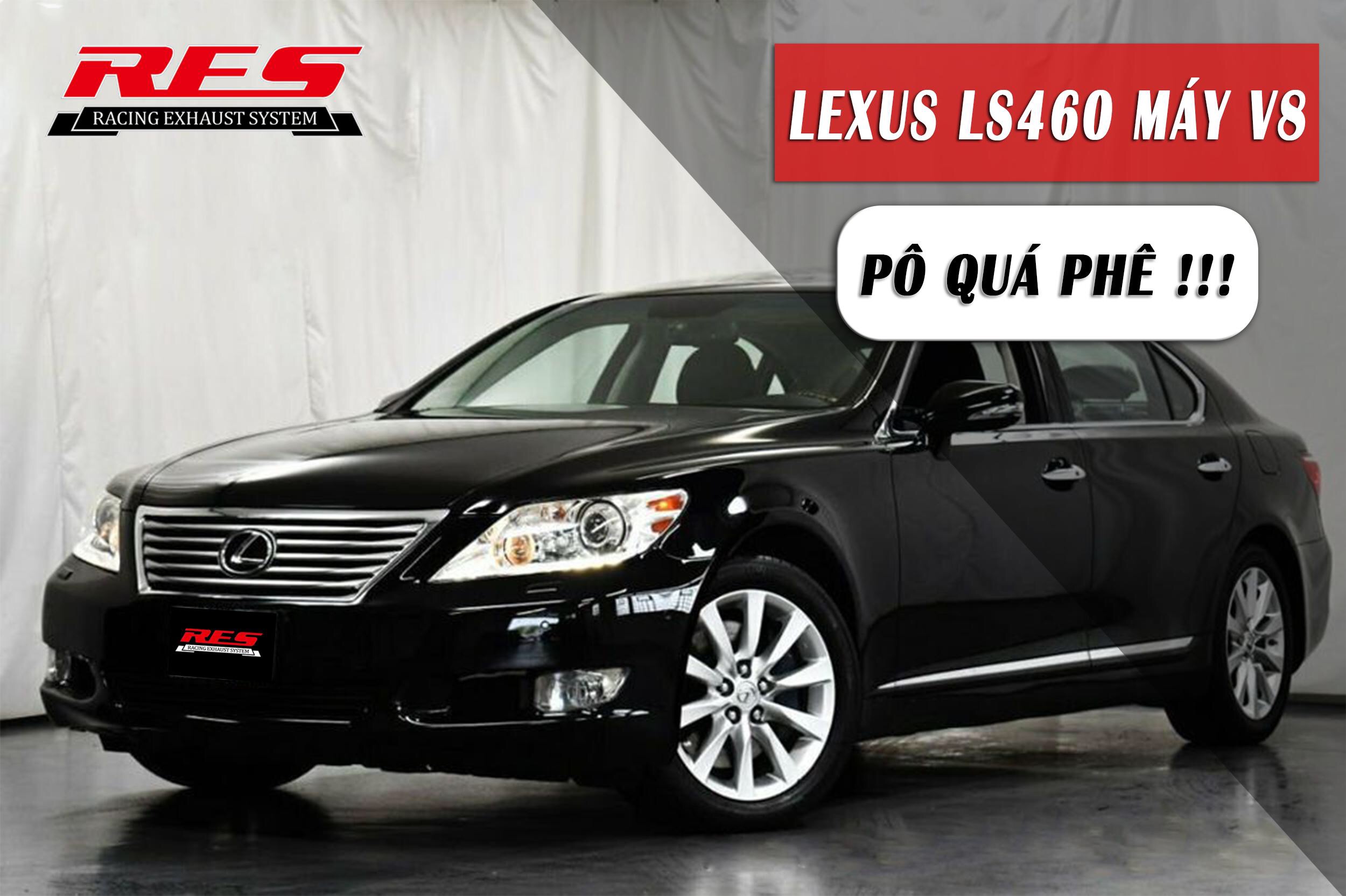 LEXUS LS460 MÁY V8 / RES EXHAUST