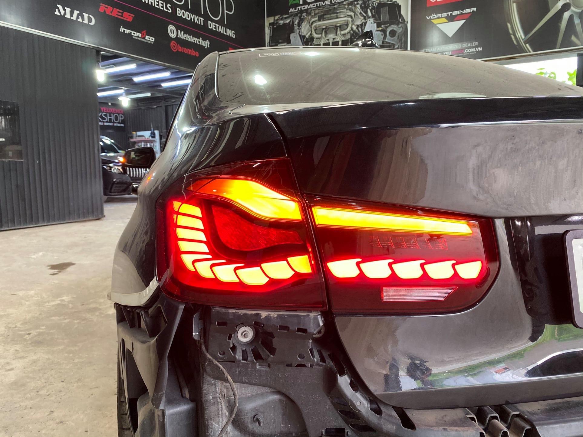 BỘ ĐÈN SAU 3 SERI F30 MÔ PHỎNG KIỂU ĐÈN CÔNG NGHỆ OLED TRÊN BMW M4 GTS