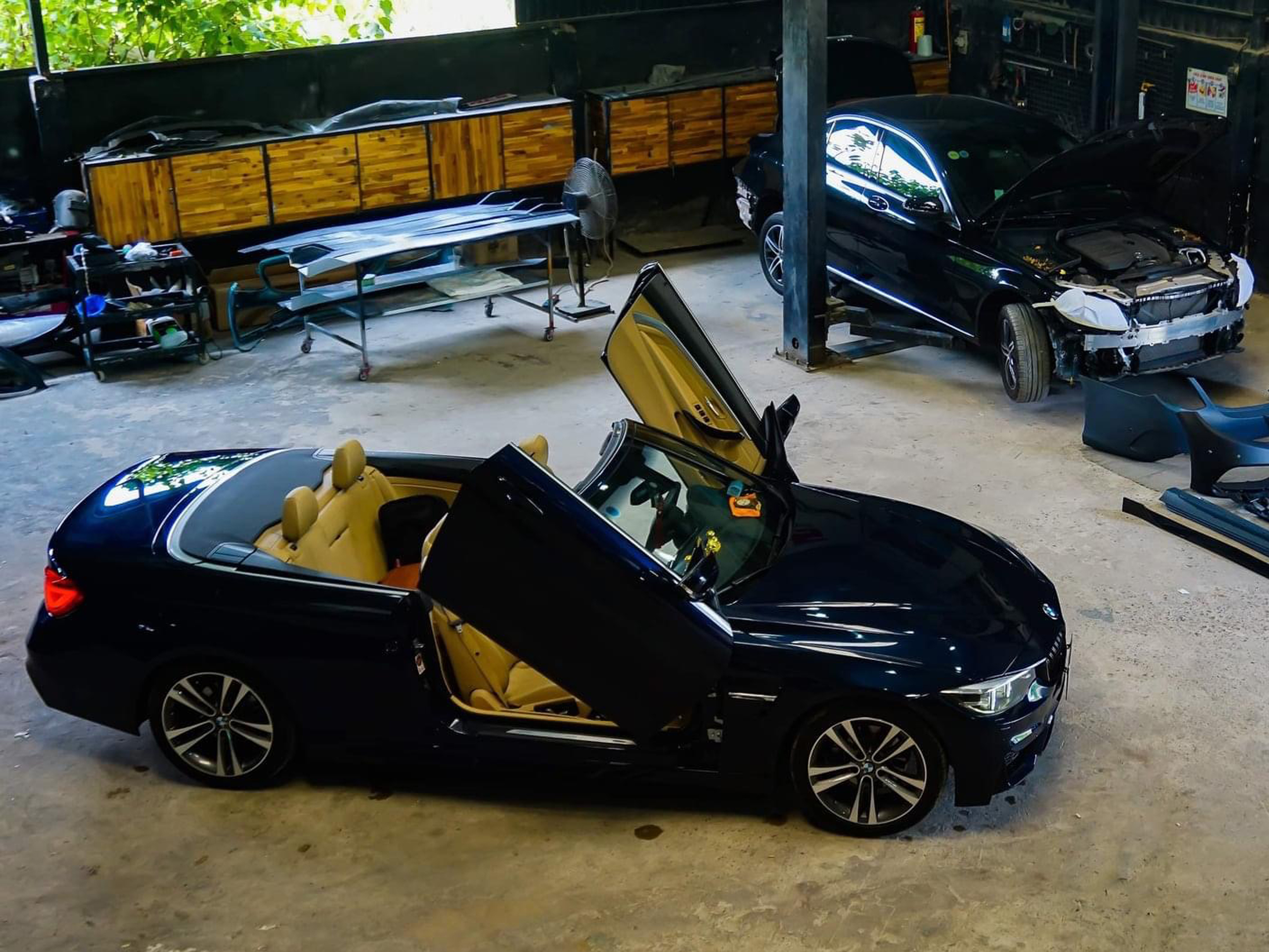 BMW 420 MUI TRẦN ĐẸP RẠNG NGỜI KHI LÊN CỬA LAMBO