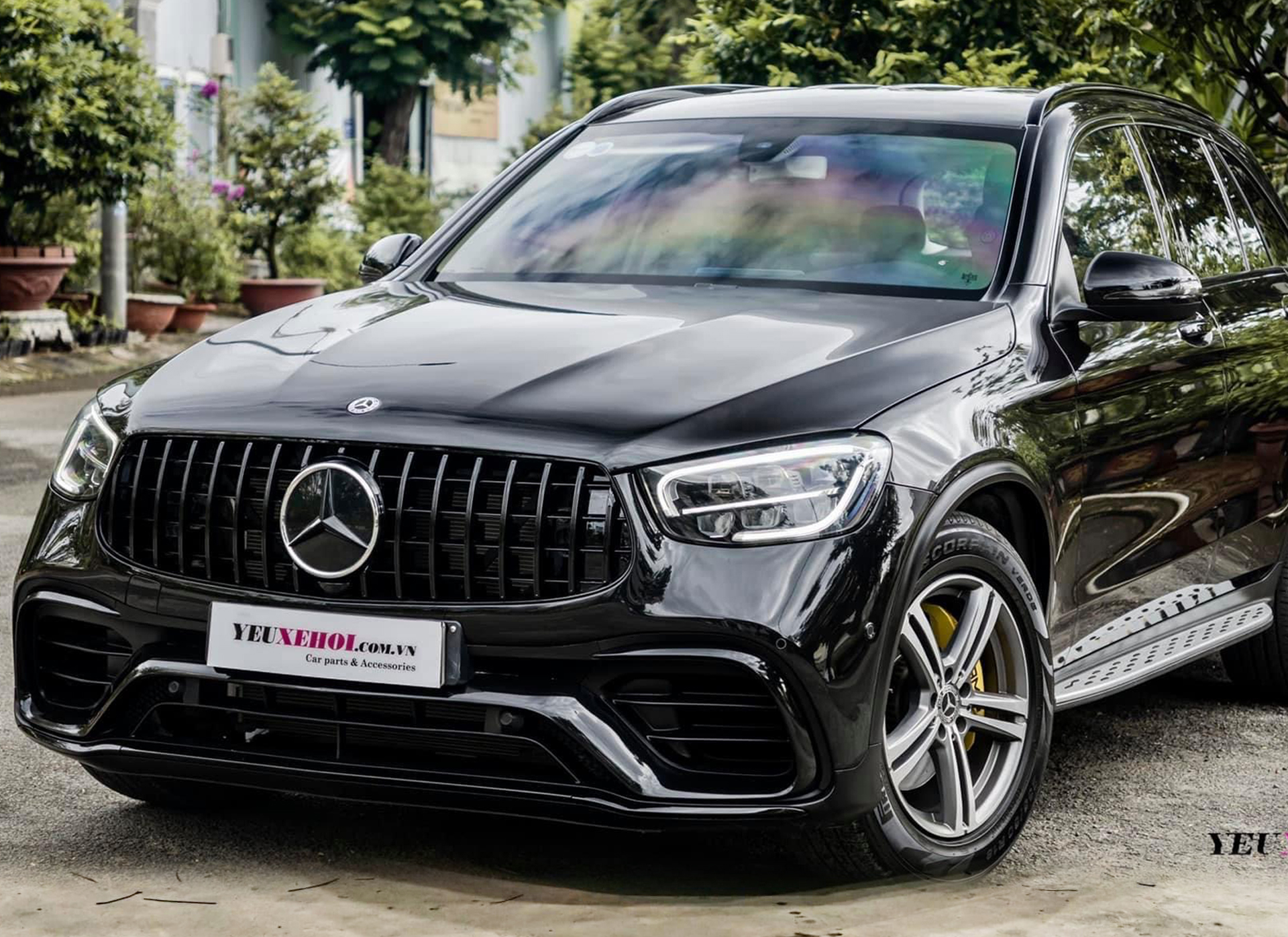 HOÀN THIỆN GÓI NÂNG CẤP BODYKIT GLC63s CHO MERCEDES 2021 GLC200