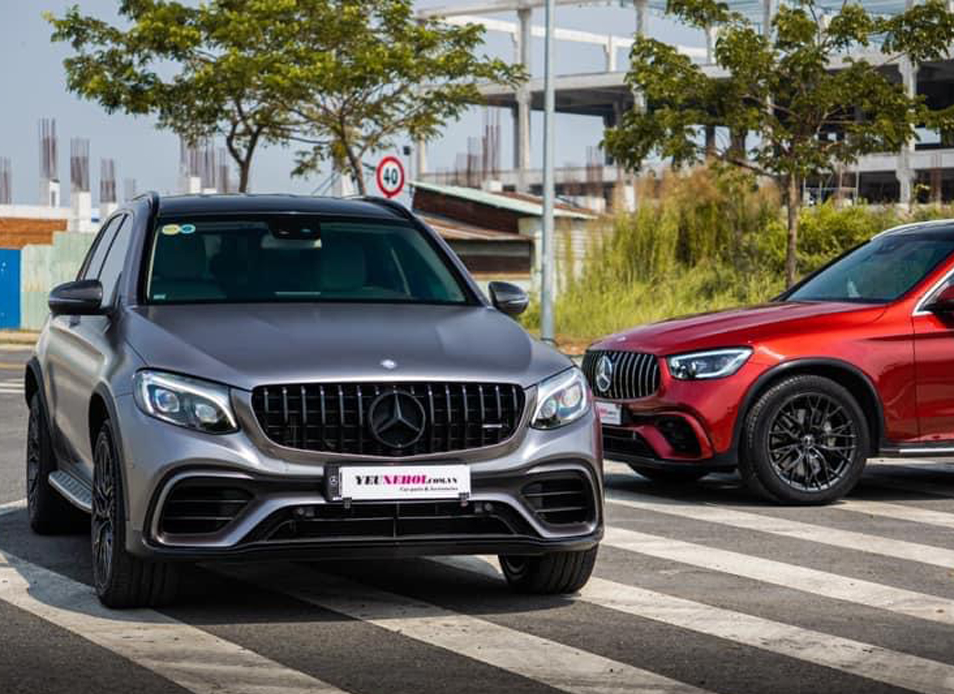 BỘ ĐÔI MERCEDES GLC LÊN GÓI ĐỘ BODYKIT GLC63s / MÂM 305FORGED 20INCHES / FULL RES EXHAUST