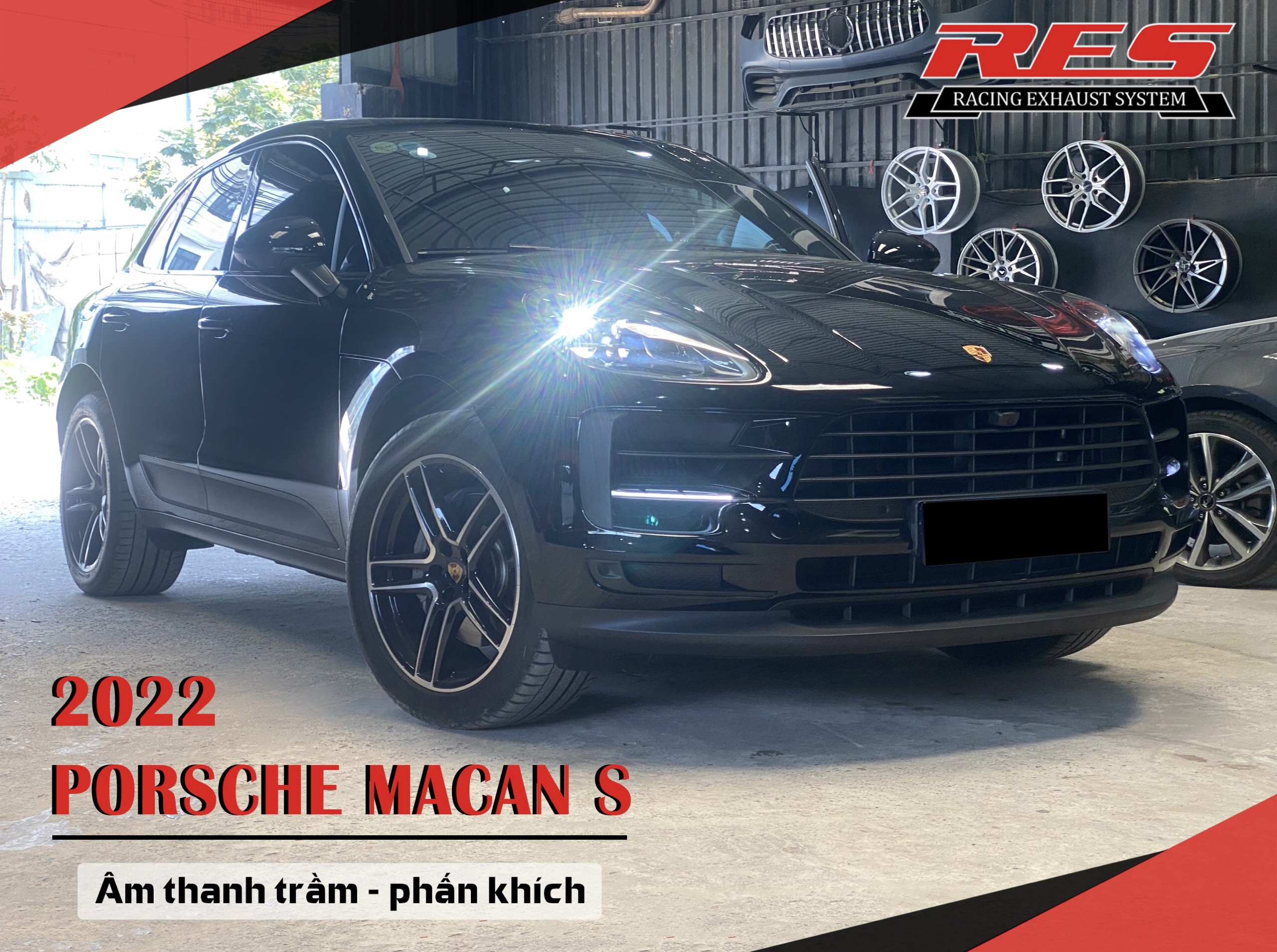 2022 PORSCHE MACAN / RES EXHAUST