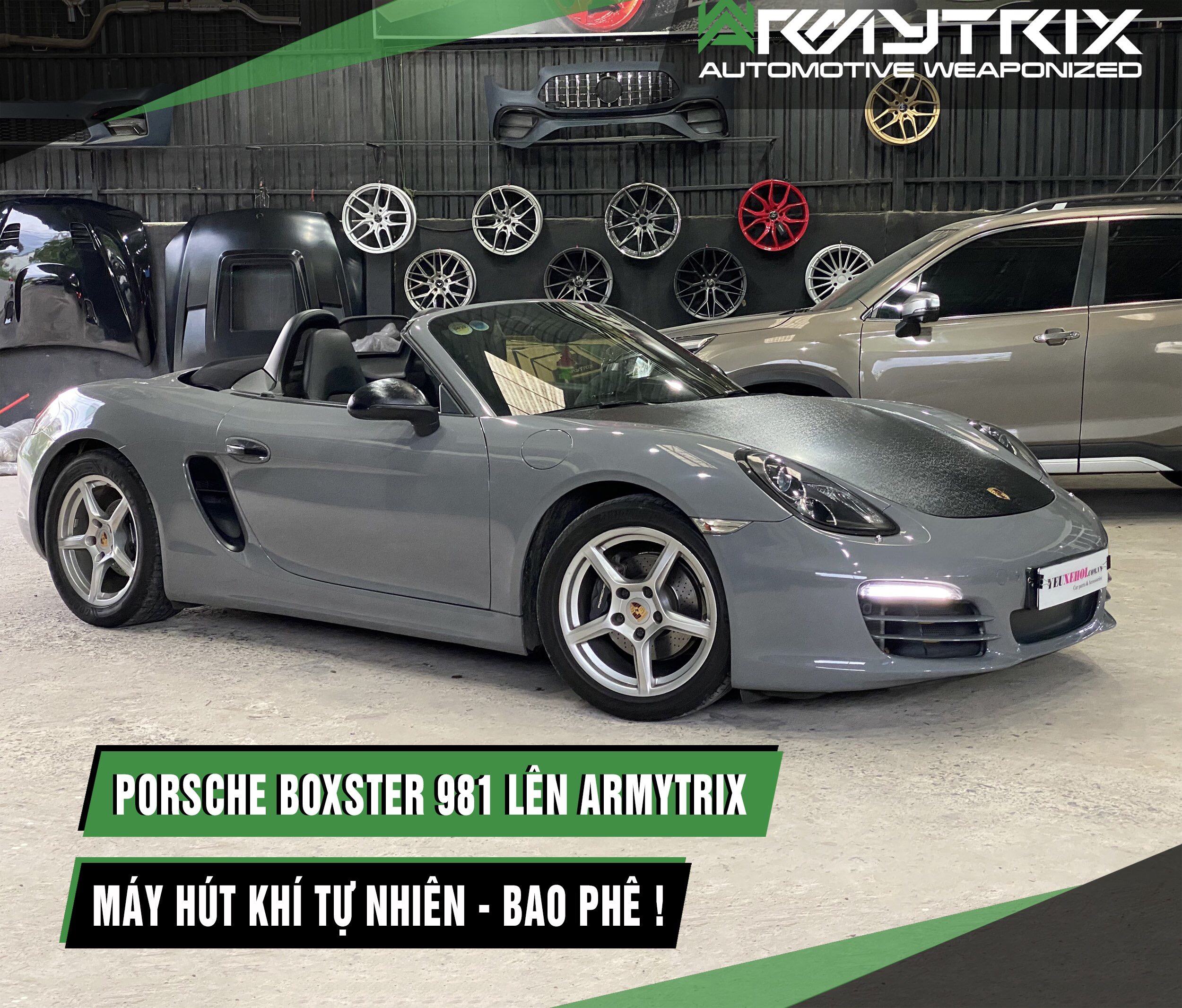 PORSCHE BOXSTER 981 / ARMYTRIX EXHAUST