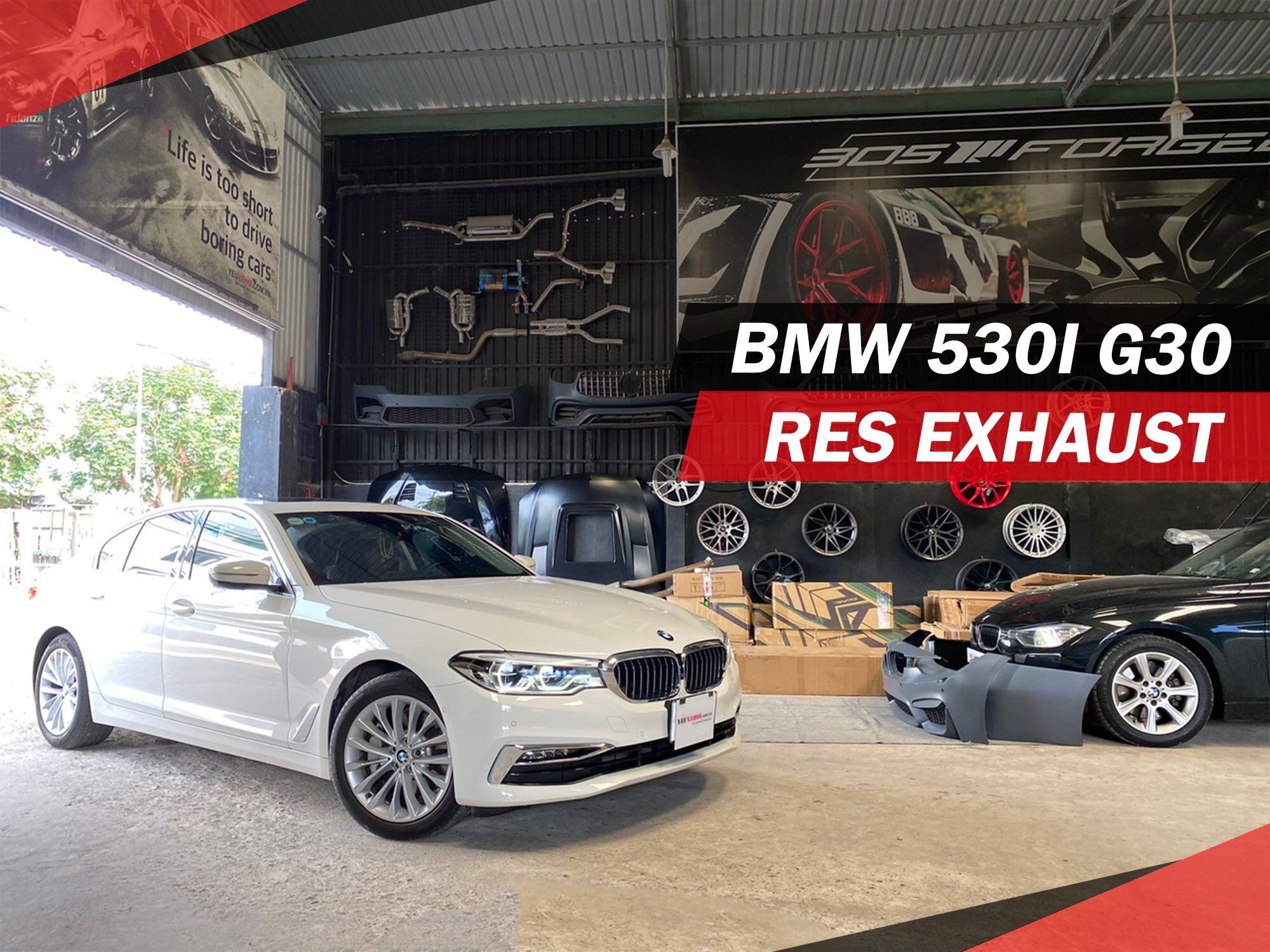 BMW 530I G30 / RES EXHAUST 