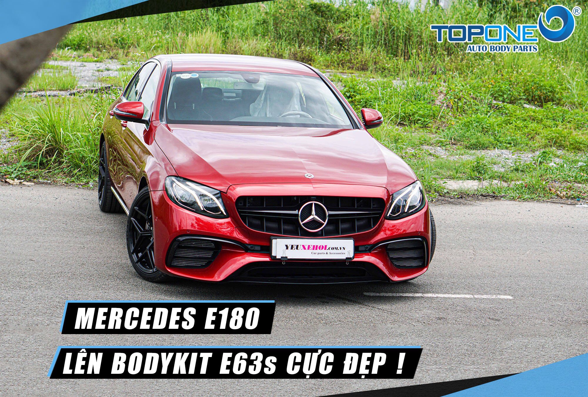 MERCEDES E180 / E63s BODYKIT / TOPONE