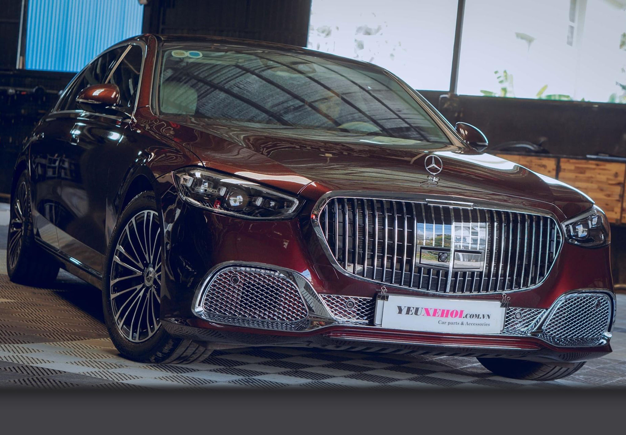 HOẢN THIỆN GÓI NÂNG CẤP MERCEDES S450 LÊN BODY S450 MAYBACH STYLE