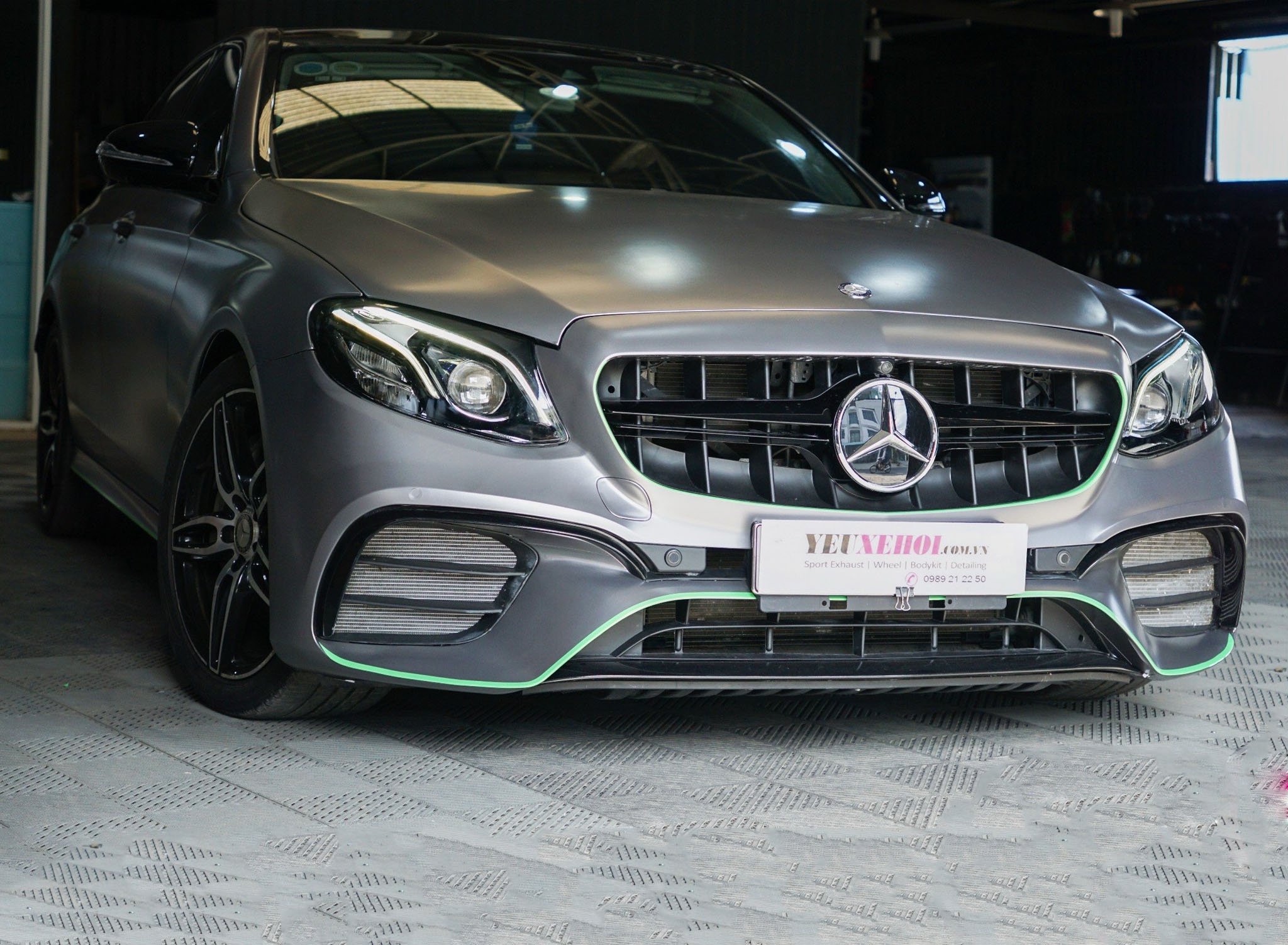 MERCEDES E300 / BODYKIT E63s TOPONE / WRAP ĐỔI MÀU TECKWRAP