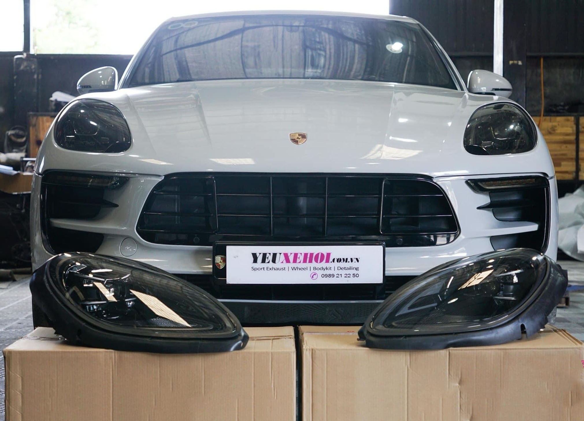 2016 PORSCHE MACAN LÊN ĐÈN PHA LED MATRIX 2023 / CỐP SAU 2023