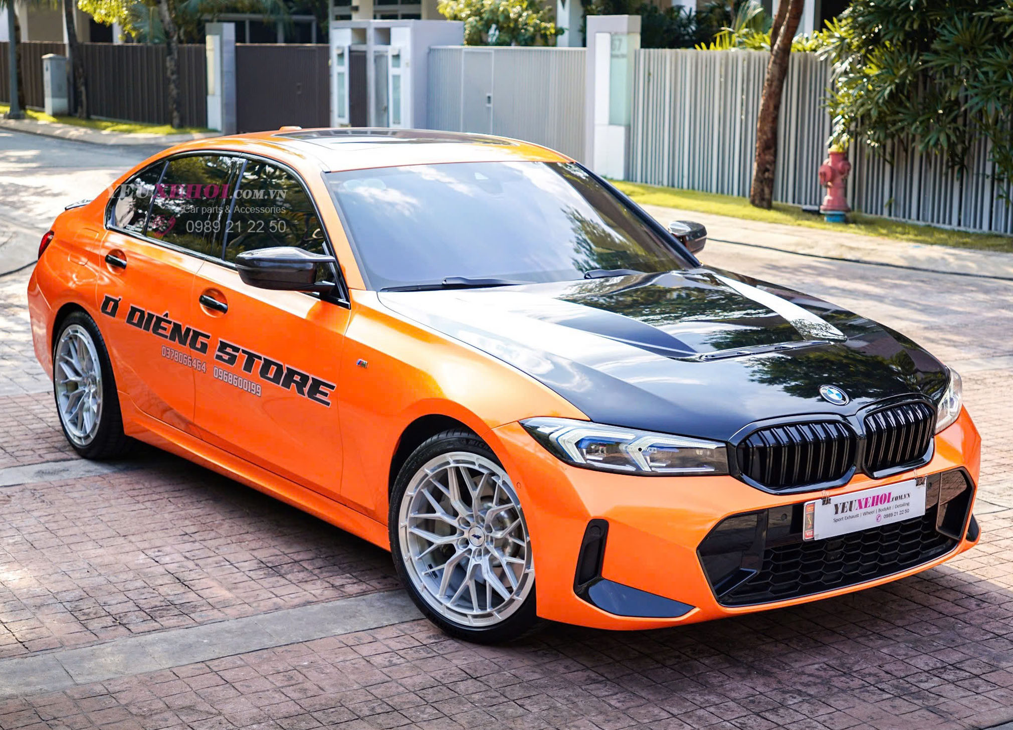 2024 BMW 330i M Sport LCI lên nắp capo GTS / Mâm UF321 19inches 305Forged Wheels