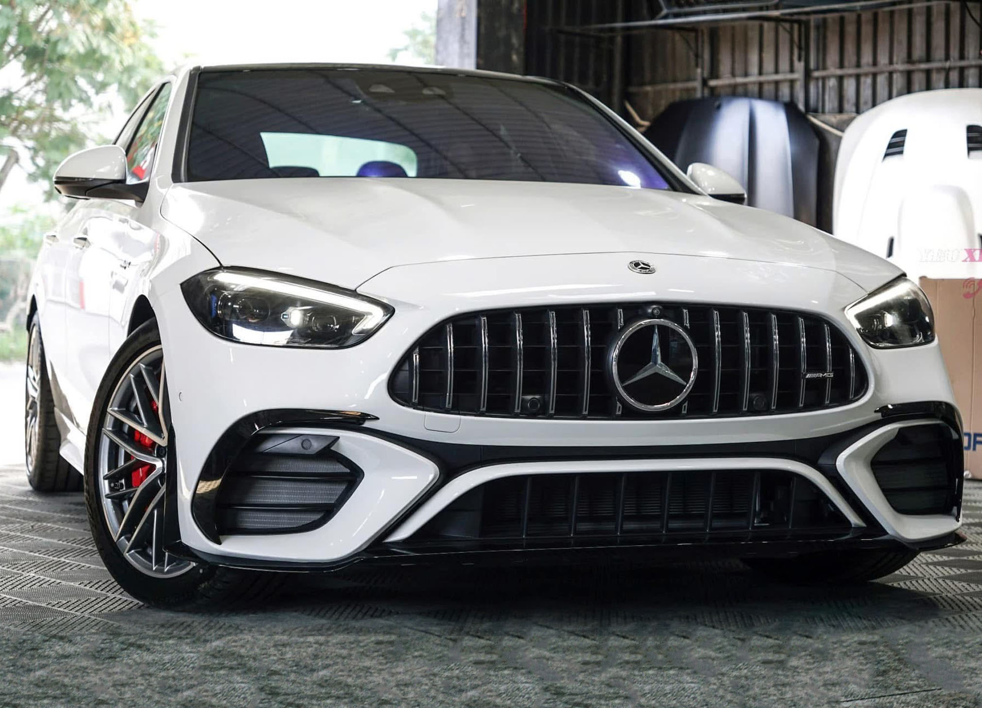 MERCEDES C43 W206 / BODYKIT C63 TOPONE / RES EXHAUST